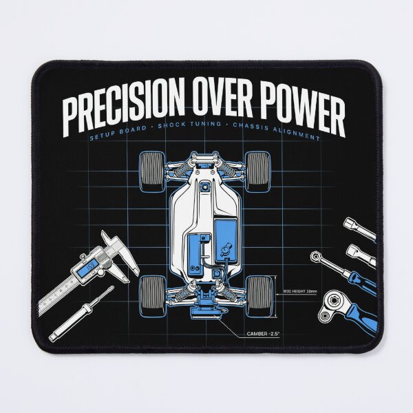 Item preview, Precision Over Power, RC Racing Blueprint, RC Car Tuning & Setup  designed and sold by No Excuses Supply.