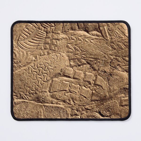 Item preview, Shoe Prints In The Sand Abstract Art designed and sold by DEC02.