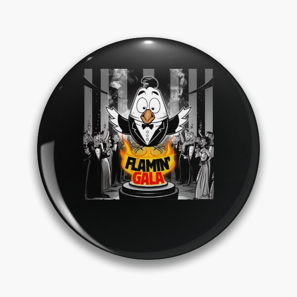 Item preview, Flamin' Gala Tuxedo Chicken Party Animal designed and sold by Flirt-Teez.