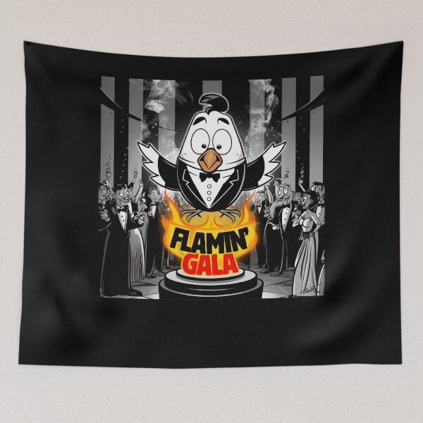 Item preview, Flamin' Gala Tuxedo Chicken Party Animal designed and sold by Flirt-Teez.
