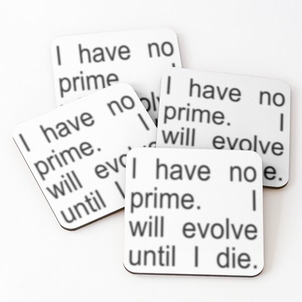 Item preview, I have no prime  designed and sold by alleycatt111.