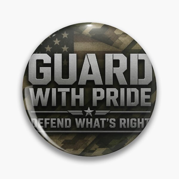 Item preview, Guard With Pride Defend What's Right – Military Camo Patriotic Graphic Design designed and sold by UrmiCreation.