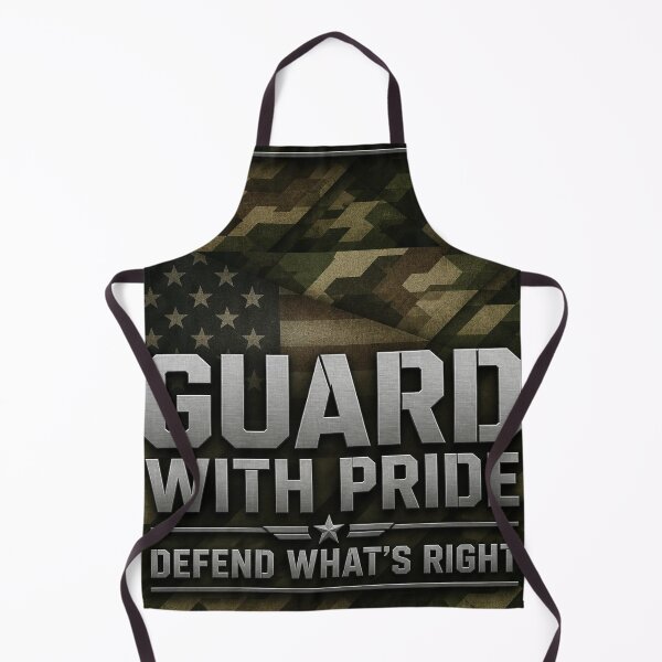 Item preview, Guard With Pride Defend What's Right – Military Camo Patriotic Graphic Design designed and sold by UrmiCreation.