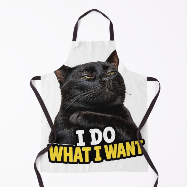 Item preview, I Do What I Want Funny Sassy Cat Meme designed and sold by MoodyMeows.