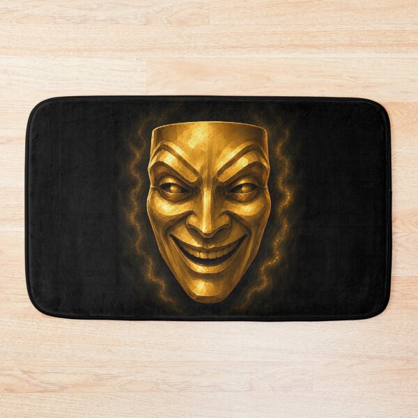 Item preview, Golden Comedy Theater Mask designed and sold by bellaever.