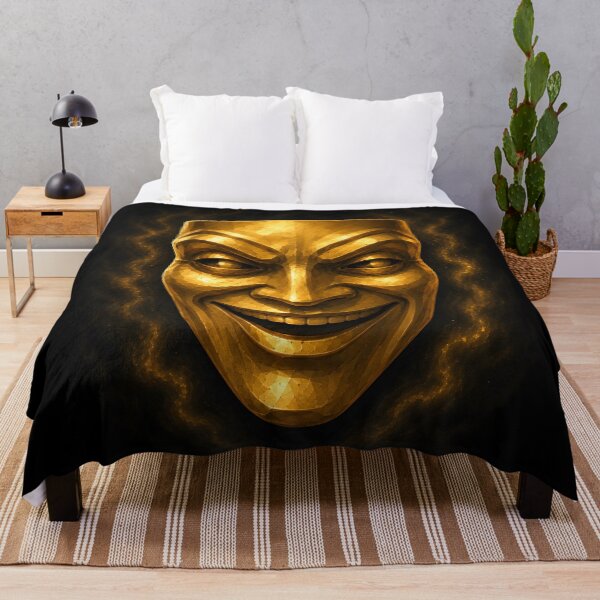 Item preview, Golden Comedy Theater Mask designed and sold by bellaever.