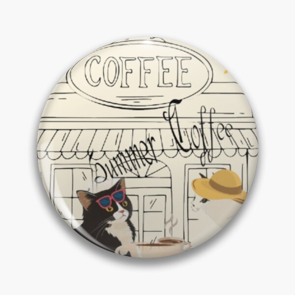 Item preview, Cat Coffee Cute Cats Cafe Terrace Bistro designed and sold by hoodiehood.