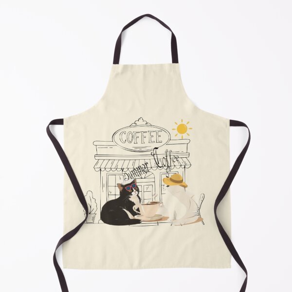 Item preview, Cat Coffee Cute Cats Cafe Terrace Bistro designed and sold by hoodiehood.