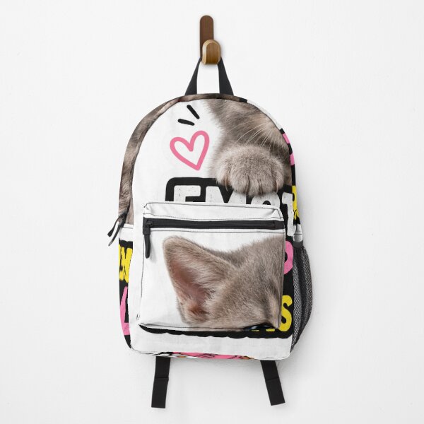Item preview, Emotional Support Snacks Funny Cute Cat Meme designed and sold by MoodyMeows.