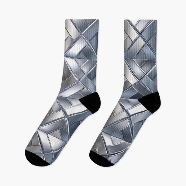 Item preview, Silvery Hues And Ice Blue (Faux) Metallic Pattern designed and sold by DEC02.