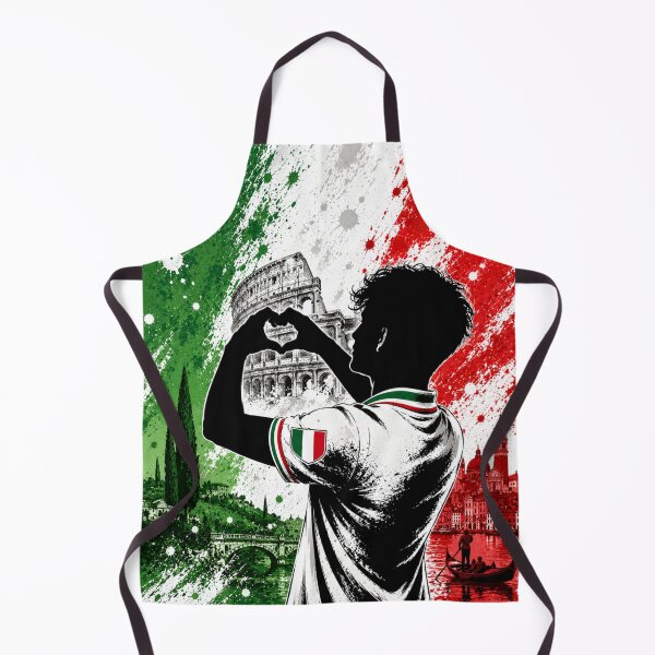 Item preview, Italy Pride Heart Hands Art designed and sold by BagFactoryUK.