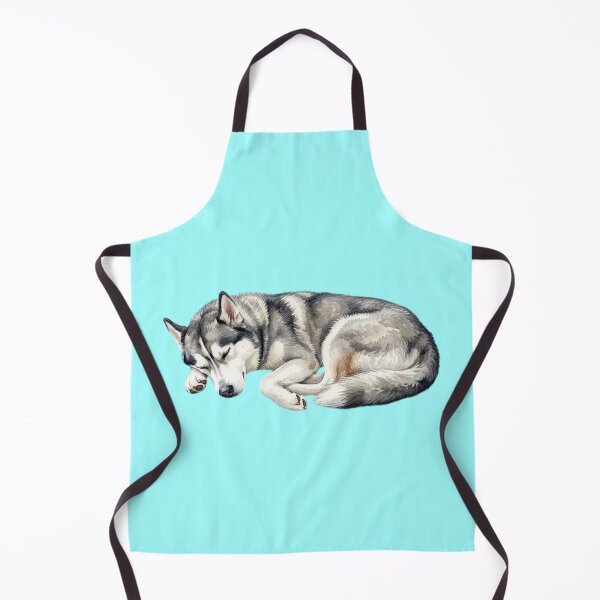 Item preview, Watercolor Siberian Husky Sleeping designed and sold by TheMagicIcon.