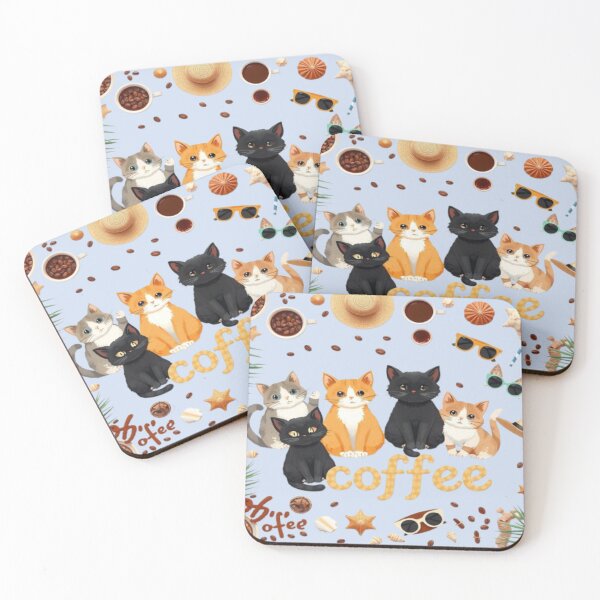 Item preview, Cat Coffee summer Beach Sunglasses Pattern designed and sold by hoodiehood.