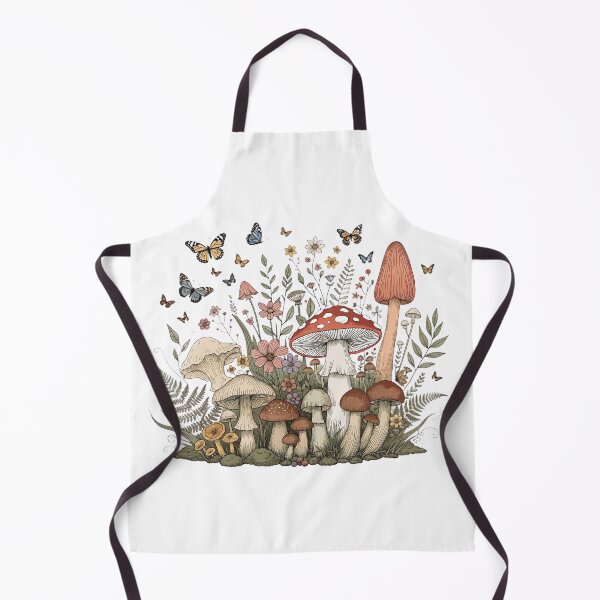 Item preview, Whimsical Woodland Mushrooms and Wildflowers designed and sold by DariaOltes.