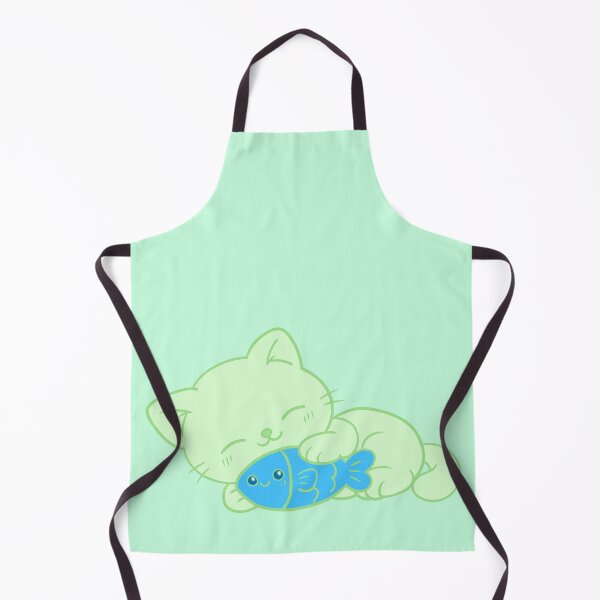Item preview, Cute Kawaii Green Cat designed and sold by Phyllya Design.