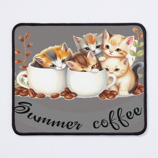 Item preview, Cat Coffee - Cute Kittens in Teacups designed and sold by hoodiehood.