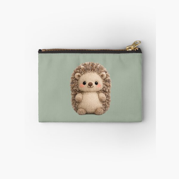 Item preview, Cute Knitted Hedgehog Plush | Kawaii Cottagecore Woodland Animal Art designed and sold by PopCulturePixel.
