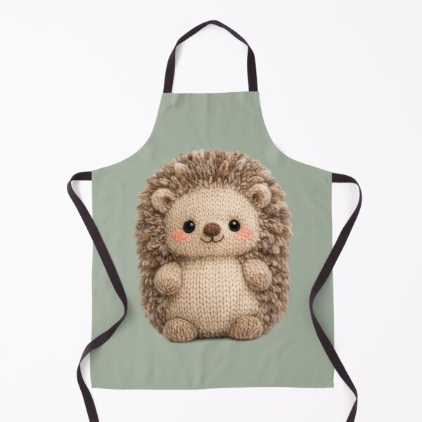 Item preview, Cute Knitted Hedgehog Plush | Kawaii Cottagecore Woodland Animal Art designed and sold by PopCulturePixel.