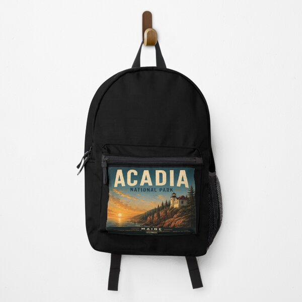 Item preview, Acadia National Park Vintage Travel Poster | Scenic Wall Art Print designed and sold by GnuArt.