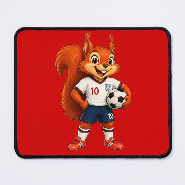 Item preview, England Striker Squirrel designed and sold by SecretSquirrellDesigns.