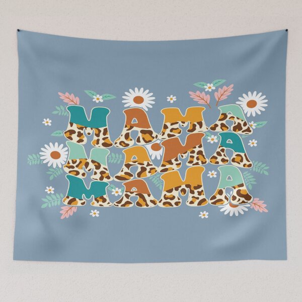 Item preview, Mama, Mama, Mama, Giraffe Animal Nature Floral Design  designed and sold by BirdsnStuff.