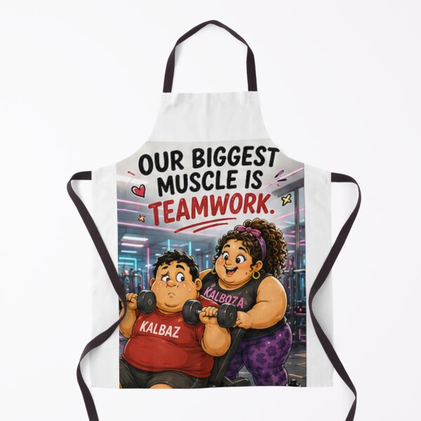 Item preview, Our Biggest Muscle Is Teamwork – Gym Couple designed and sold by layalistoresa.