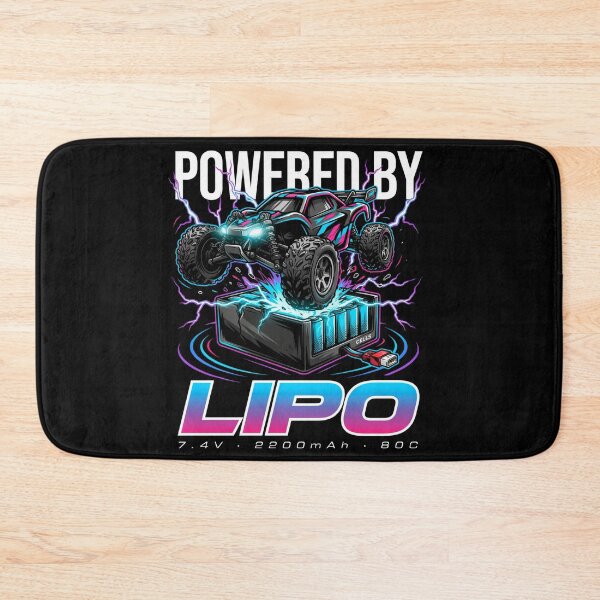Item preview, Powered by LiPo - RC Racing Vintage Retro designed and sold by No Excuses Supply.