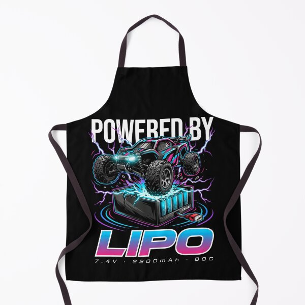 Item preview, Powered by LiPo - RC Racing Vintage Retro designed and sold by No Excuses Supply.