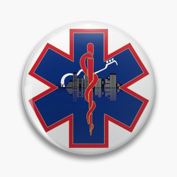 Item preview, City of Memphis Skyline Guitar EMS Star of Life designed and sold by BerlinerKatzen.