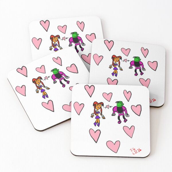 Item preview, Starfire Marry Beast Boy designed and sold by BikBanatai.