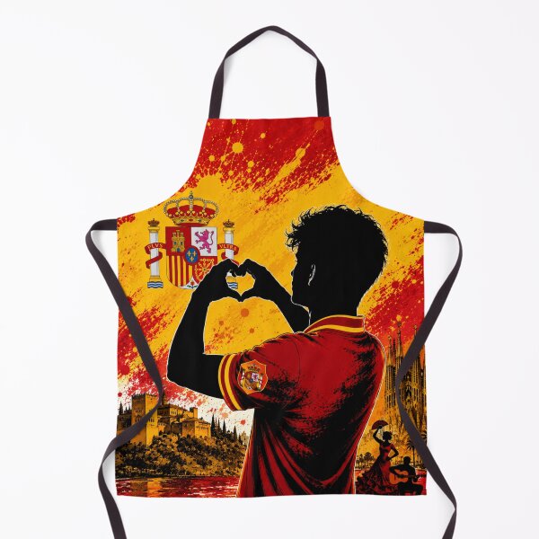 Artikelvorschau, Spain Pride Heart Hands Art entworfen und verkauft von BagFactoryUK.
