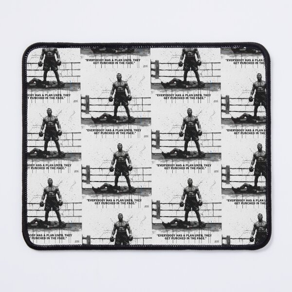 Item preview, Mike Tyson Inspired Quote - Everybody Has a Plan Until They Get Punched in the Face Boxing Silhouette designed and sold by Donsean22.