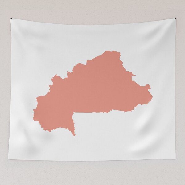 Item preview, Burkina Faso Love in Coral designed and sold by Maren Misner.