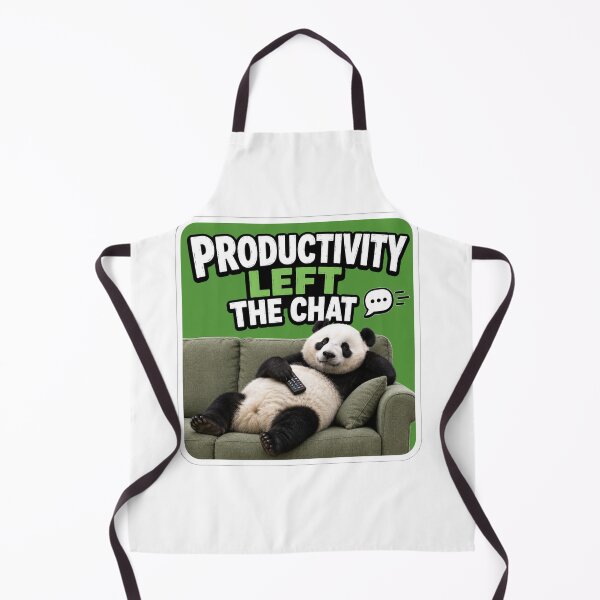 Item preview, Lazy Panda Productivity Left The Chat designed and sold by Owcomm.