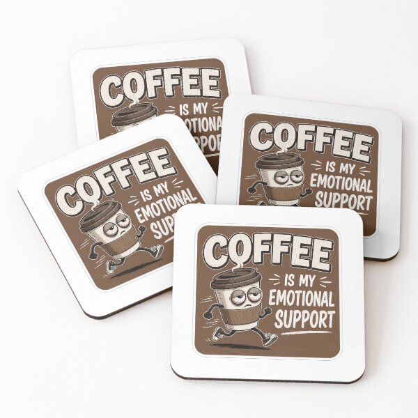 Item preview, Coffee Is My Emotional Support designed and sold by Owcomm.