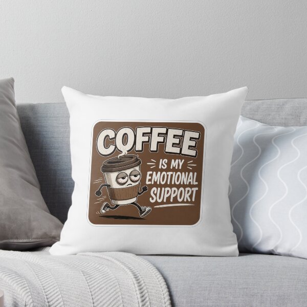 Item preview, Coffee Is My Emotional Support designed and sold by Owcomm.