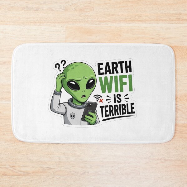 Item preview, Confused Alien Struggles with Earth Connection designed and sold by Owcomm.