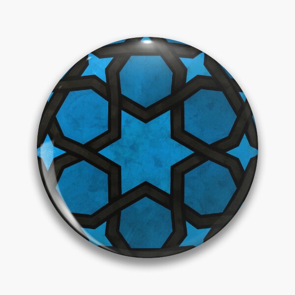 Item preview, Blue And Aqua Vintage Moroccan Star Pattern designed and sold by DEC02.