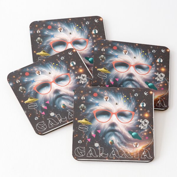 Item preview, Galaxia Cosmic Alien Collage designed and sold by danielrospad.