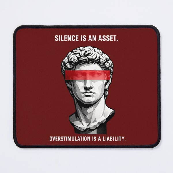 Item preview, Silence Is An Asset Stoic Minimalist Streetwear Graphic T-Shirt designed and sold by EIPTOW.