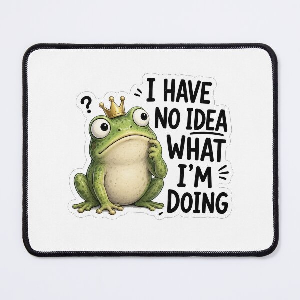 Item preview, Confused Royal Frog designed and sold by Owcomm.