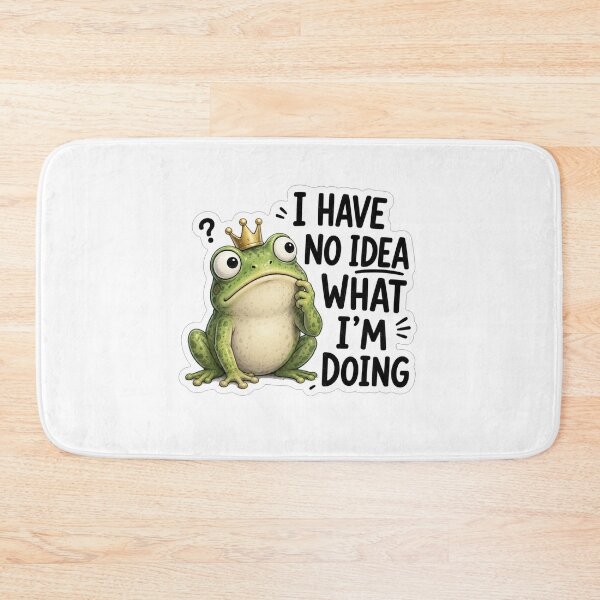 Item preview, Confused Royal Frog designed and sold by Owcomm.