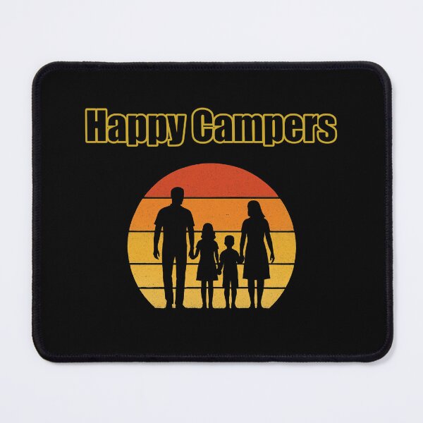 Item preview, Happy Campers Outdoor Adventure Wilderness Fun designed and sold by Dreamsartistry.