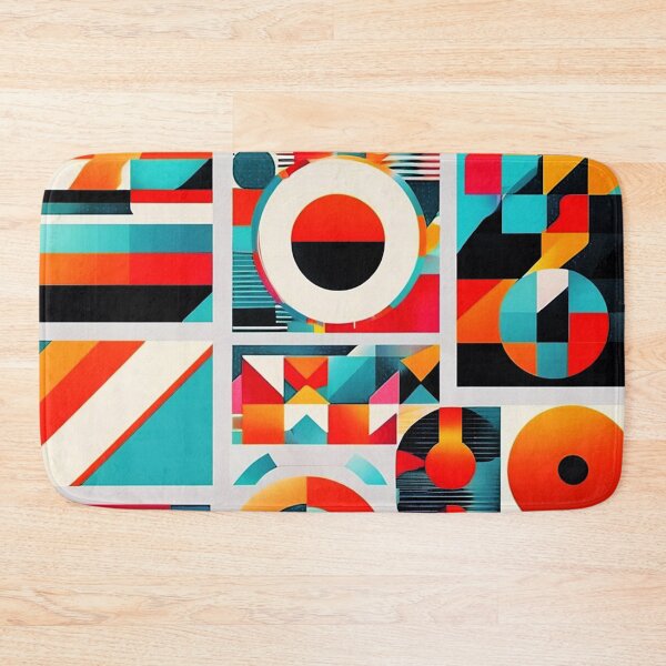 Item preview, Mid-Century Modern 1950's Geometric Colorful Abstract Designs   designed and sold by DEC02.