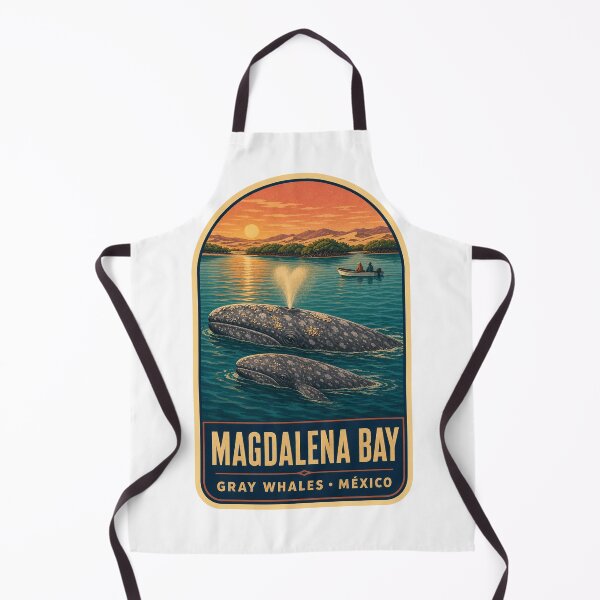 Item preview, Magdalena Bay Gray Whales designed and sold by BeachWhisper.