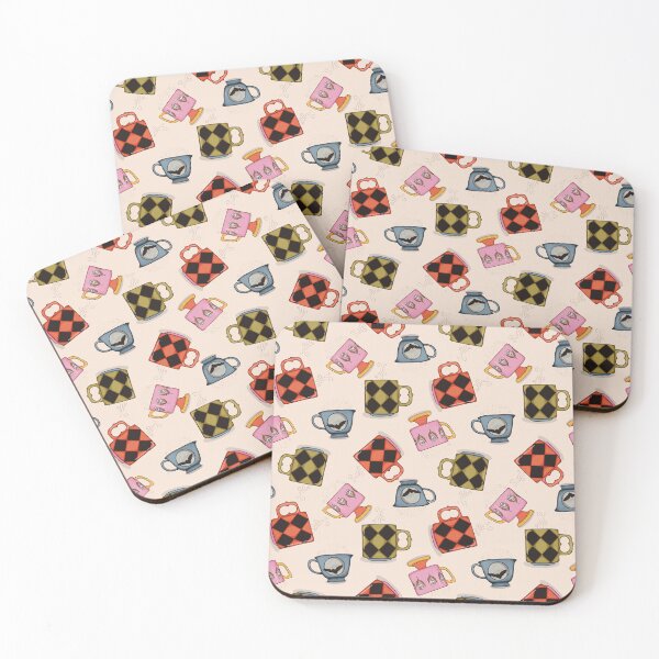 Item preview, Spooky Tea Party Pattern designed and sold by YesButNo Design.