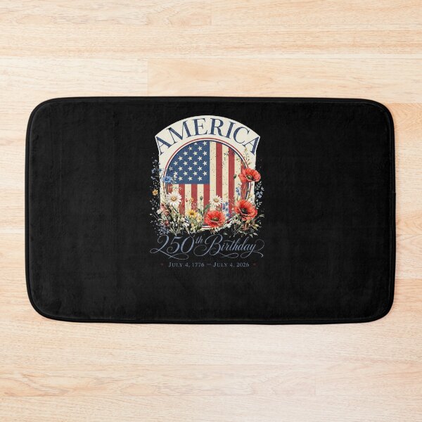 Item preview, America 250th Birthday Wildflower Flag Vintage Design designed and sold by SiarheiYur.