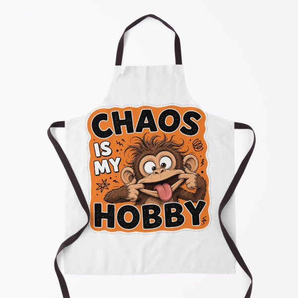 Item preview, Chaos Is My Hobby Monkey designed and sold by Owcomm.
