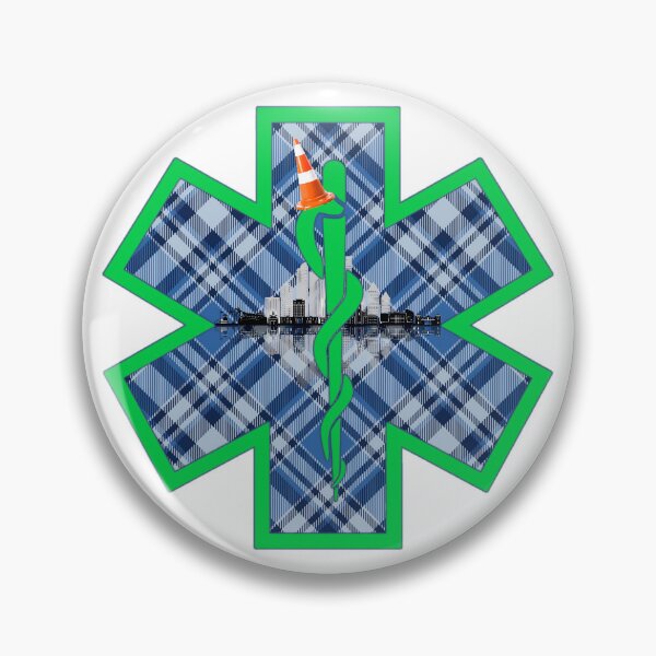 Item preview, Copy of Tartan Army x Miami EMS Miami Skyline Traffic Cone designed and sold by BerlinerKatzen.