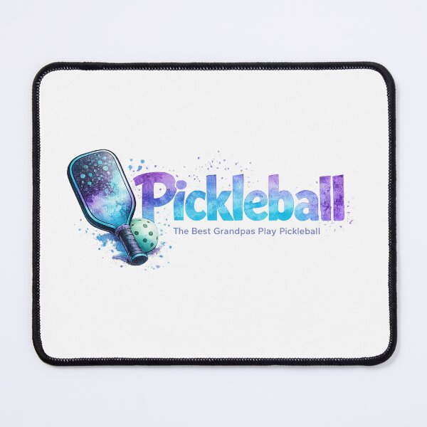 Item preview, The Best Grandpas Play Pickleball Artistic Watercolor Splatter Graphic designed and sold by Dinaelsherkawy.